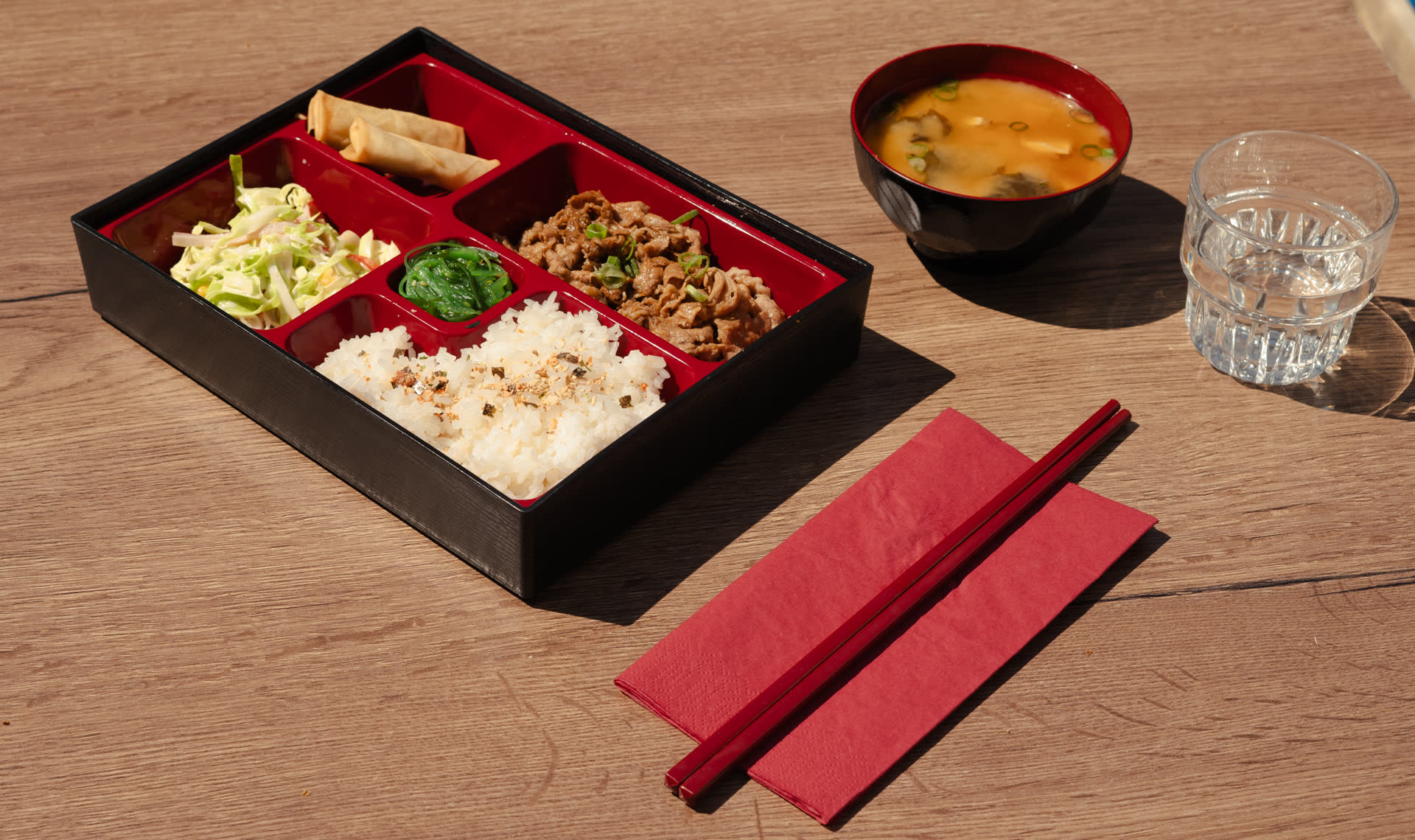 Bento House corporate catering boxes for an Amsterdam South office