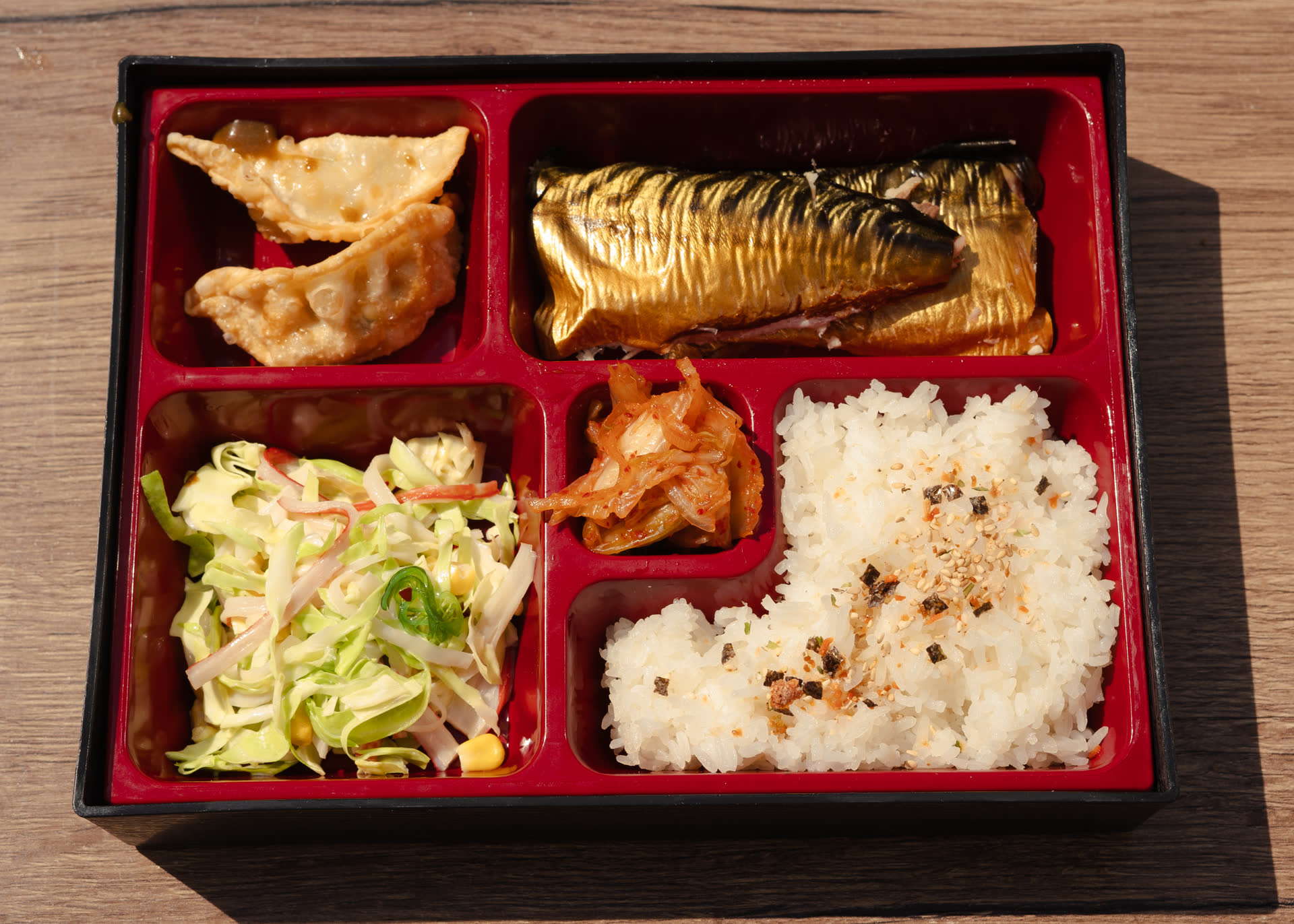 Grilled Salmon Bento