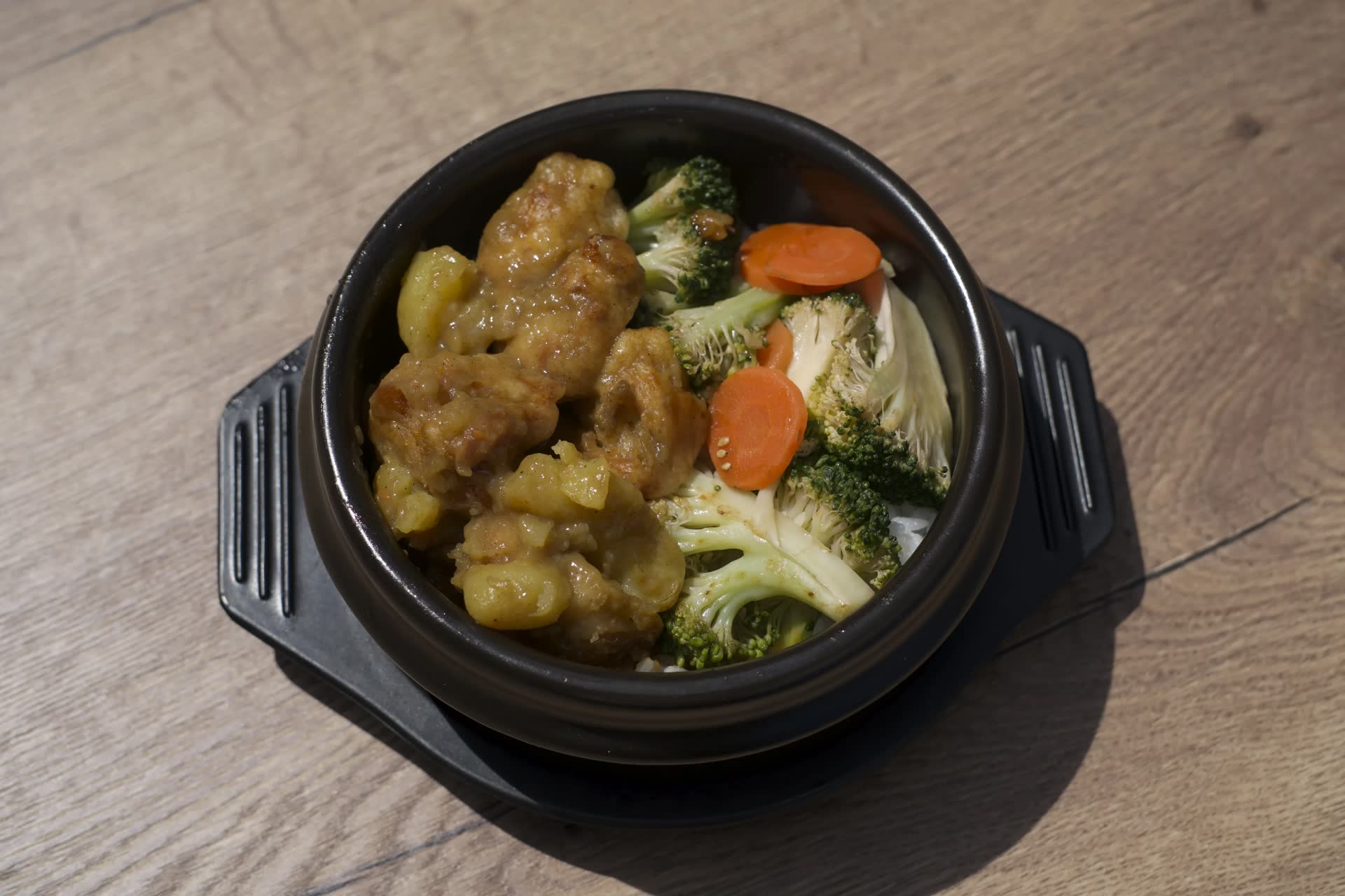 Mushroom Veggie Curry Don